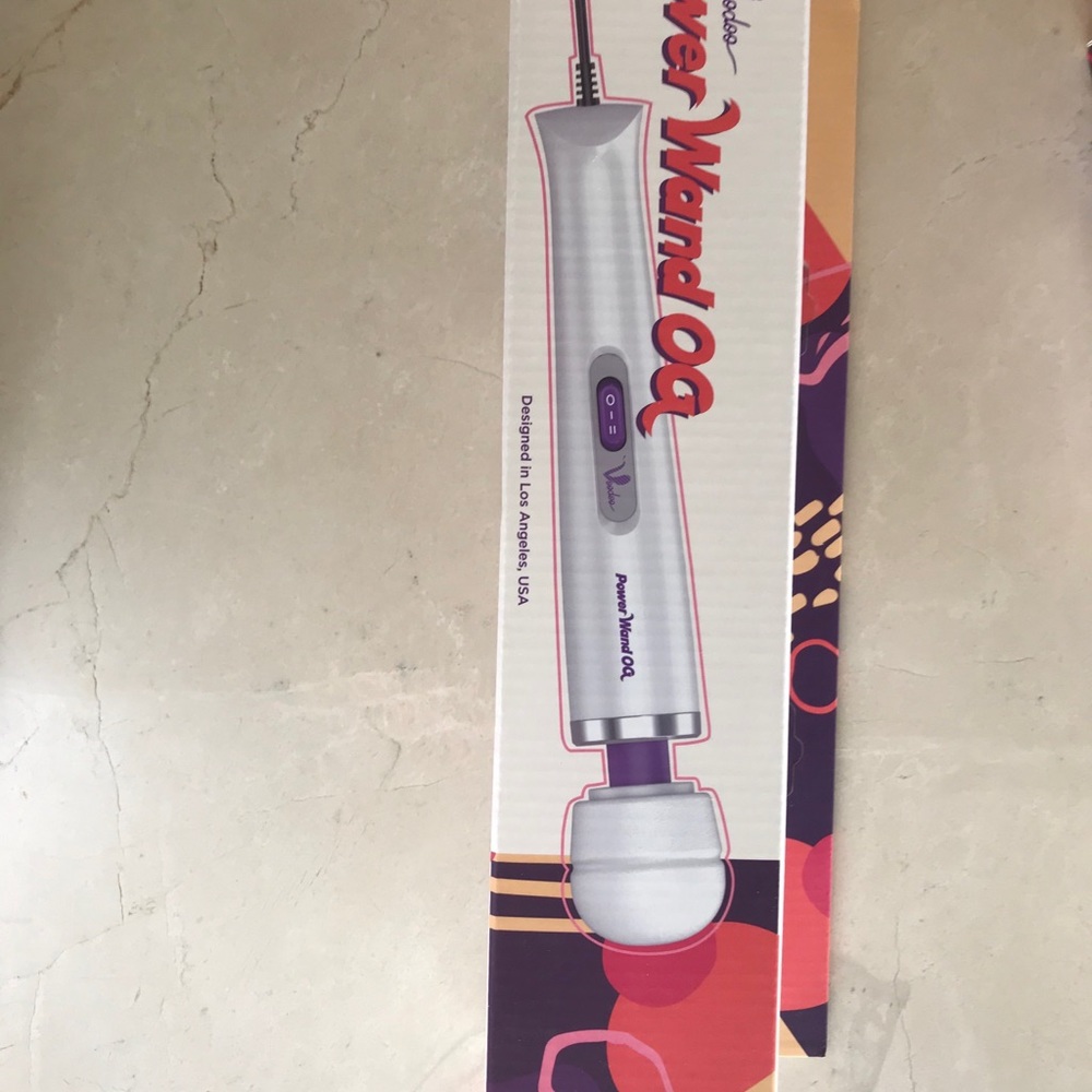 Two speed therapy massager white